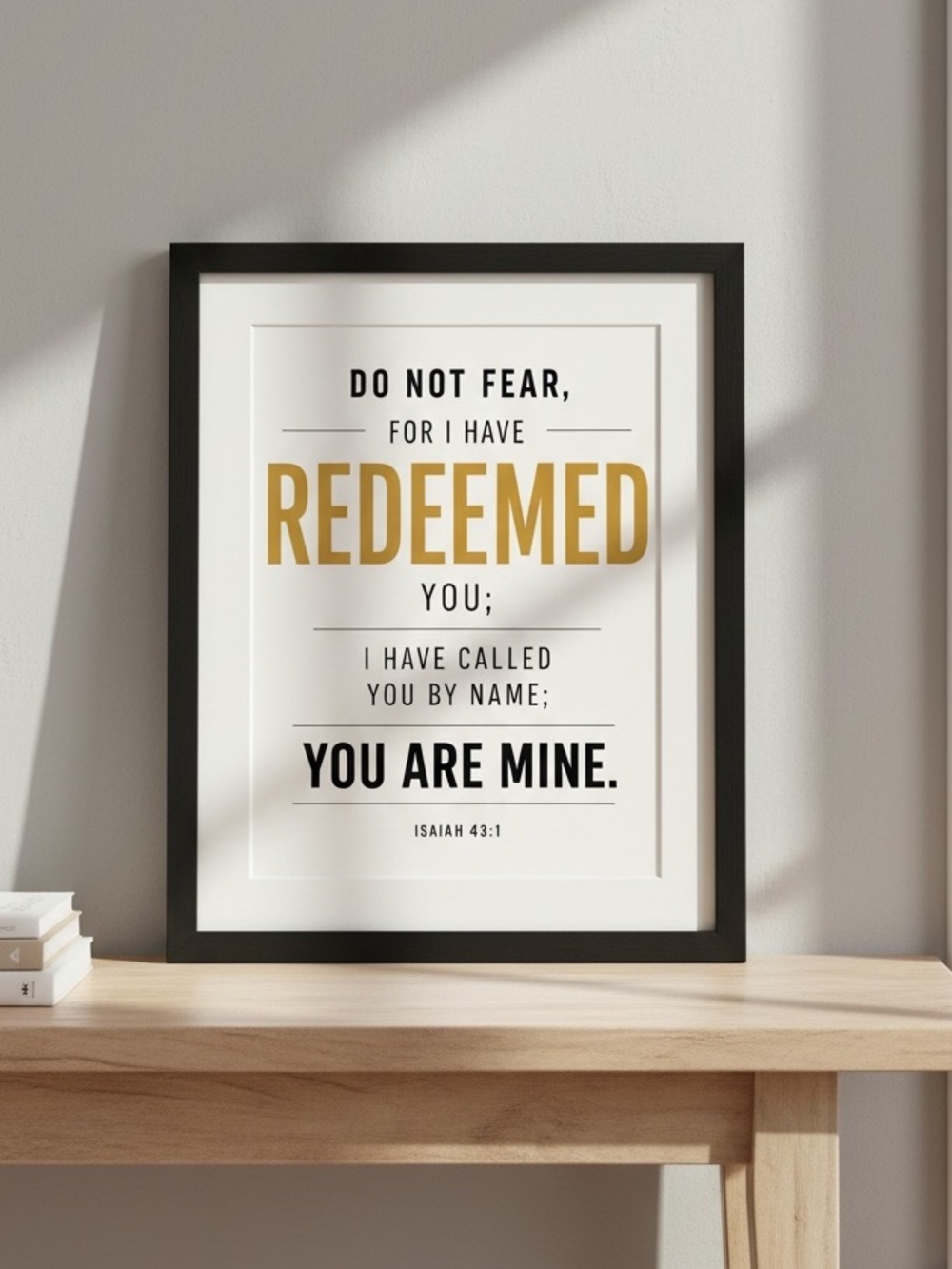 DDS Art Print, 8x10, Bible Verse, Paper Print, Unframed, Bold Series